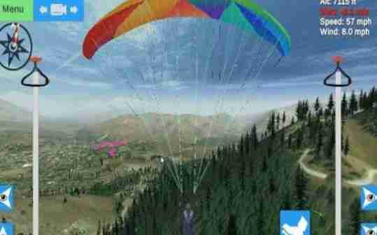 滑翔伞模拟器中文破解手机版下载（glider sim）图1: