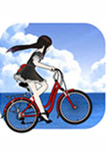 单车少女阳光海滩 电脑版v1.0